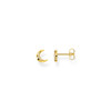 Thomas Sabo silver gold plated moon studs