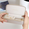 Taupe Medium Travel Jewellery Box