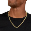 Gents BOSS Mattini Light Yellow Gold IP Necklace