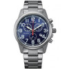 Citizen Eco-Drive Military Blue Bracelet Watch