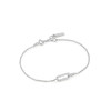 Silver Glam Interlock Bracelet