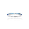 RING ELLERA - WITH GRADIENT TONES OF BLUE AND WHITE ZIRCONIA