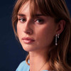 Earrings Ellisse Due Piccolo Silver