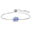 Swarovski  Una Angelic bracelet
Oval cut, Blue, Rhodium plated