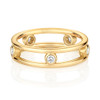 9ct Yellow Gold Diamond band ring