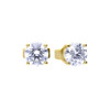 4 Claw Set 0.5ct Zirconia Stud Earrings