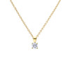 4 Claw Set 0.5ct Zirconia Necklace