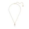 Originally pendant White, Rose gold-tone plated