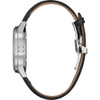 Black Leather Strap with Deployment Clasp with Push Buttons