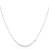 Ania Haie Silver Arc Pavé Necklace