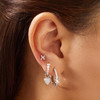 Ania Haie Silver Cross Hoops