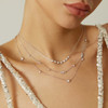 Ania Haie Gold Pavé Multi Beaded Chain Necklace