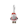 Silver Santa Claus charm pendant