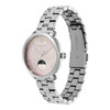 Celestial 34mm Moon Phase Pink & Silver Bracelet Watch
