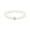Charm bracelet with freshwater cultured pearls