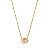 Classic Kindred Interlink Heart Gold Plated Necklace