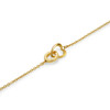 Classic Kindred Interlink Heart Gold Plated Bracelet