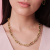Trend Edition Anchor Link Gold Plated Necklace