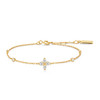 ANIA HAIE Gold Sparkling Lucky Clover Bracelet