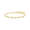 ANIA HAIE Gold Multi Station Round Stone Chain Bracelet