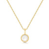 ANIA HAIE Gold Mother of Pearl Pendant Necklace