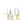 TI SENTO Zirconia Cushion Earrings with pearl