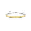 Classic Zirconia Bangle Hand-set Zirconia / 18ct Gold Vermeil