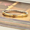 Classic Zirconia Bangle Hand-set Zirconia / 18ct Gold Vermeil