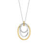 Layered Structure Necklace Hand-set Zirconia / 18ct Gold Vermeil