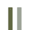 Leather insert - Bracelets, Olive / Fresh Water