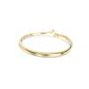 Mesmera bangle, Mixed cuts, White, 18K gold finish