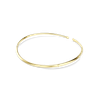 Mesmera choker, Mixed cuts, White, 18K gold finish