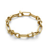 Trend Edition Anchor Link Gold Plated Bracelet