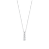 Vertical Zirconia Necklace