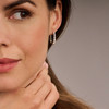 Oval Zirconia Hoops