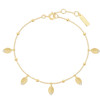 Gold Leaf Station Bracelet