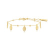 Gold Leaf Station Bracelet