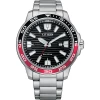 Citizen Men’s Sport Black Red Dial Watch