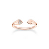 Thomas Sabo Ring with hearts rose gold