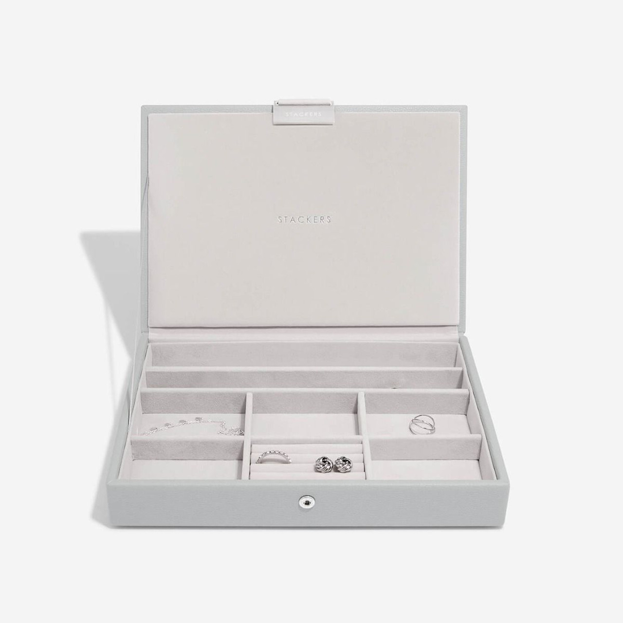 Stackers Pebble Grey Classic Jewellery Box