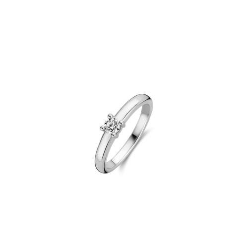 TI SENTO - Milano Ring White Zirconia centrepiece