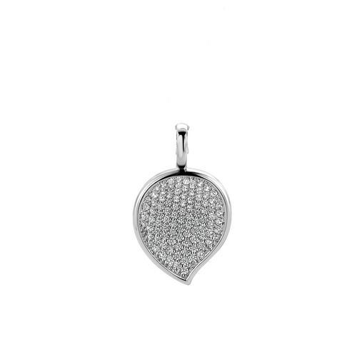 TI SENTO - Milano Petal Shape Silver Pendant