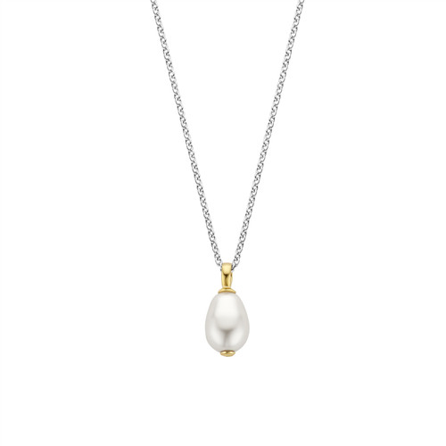 TI SENTO - Milano Irregular White Pearl Necklace