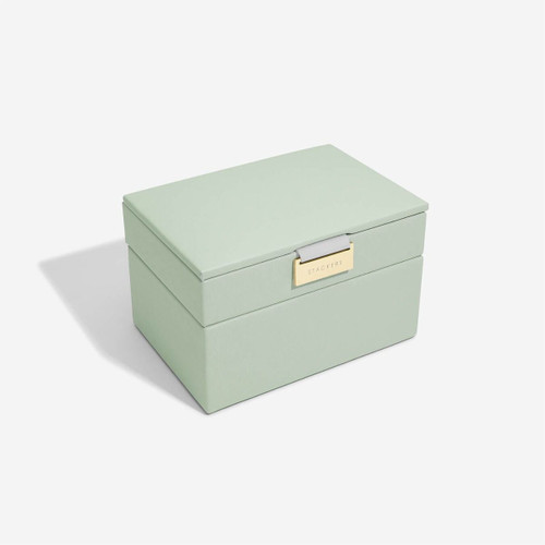 Stackers Sage Green Mini Jewellery Box