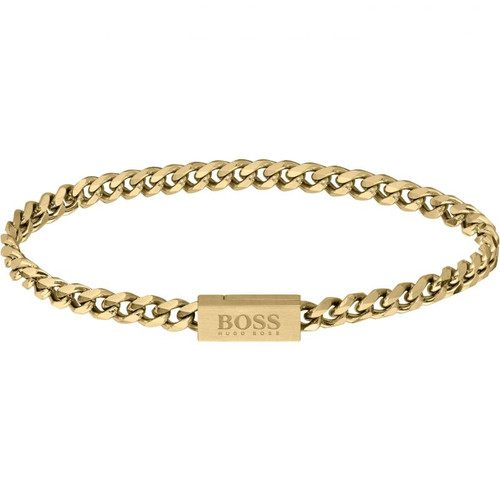 Gents BOSS Yellow Gold Plated Bracelet