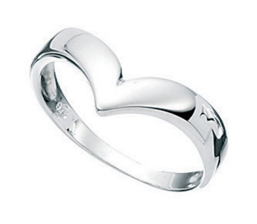 Silver Wishbone Ring