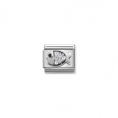 Composable Classic Fish Link With Zirconia