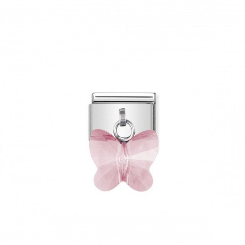 Composable Classic Link With Light Pink Butterfly