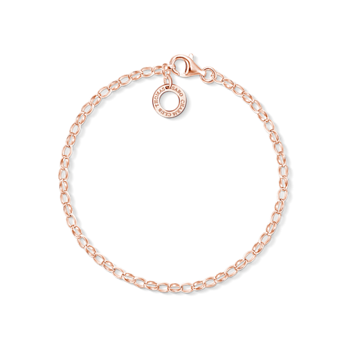 Thomas Sabo Rose Gold Charm Bracelet 18.5cm