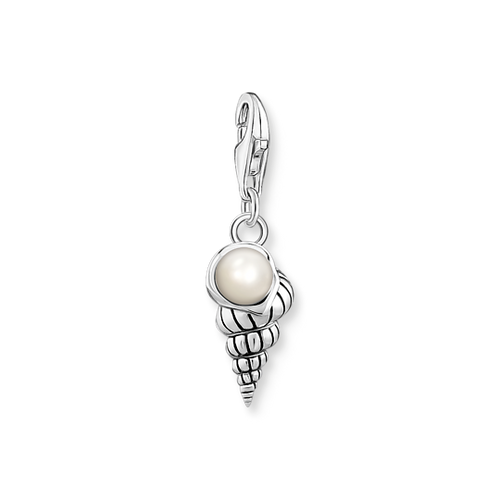 Thomas Sabo Charm pendant shell with pearl silver